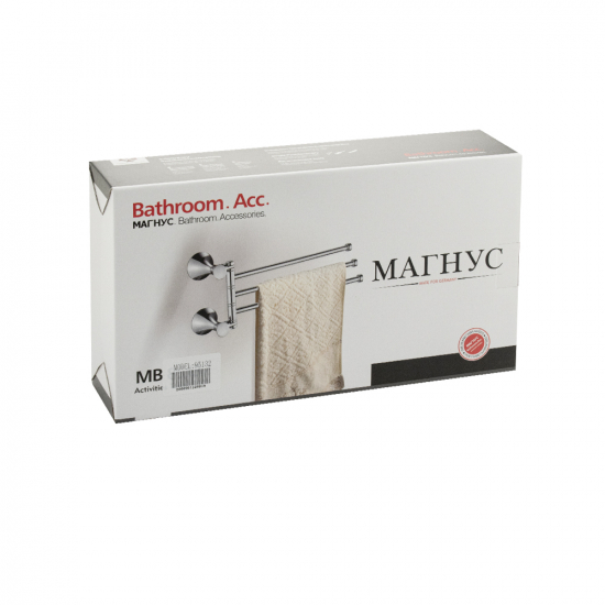 Полотенцедержатель MAGNUS 95132 поворотный тройной бронза