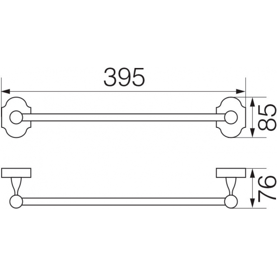 Полотенцедержатель VERAGIO Stanford VR.STD-7720 BR бронза