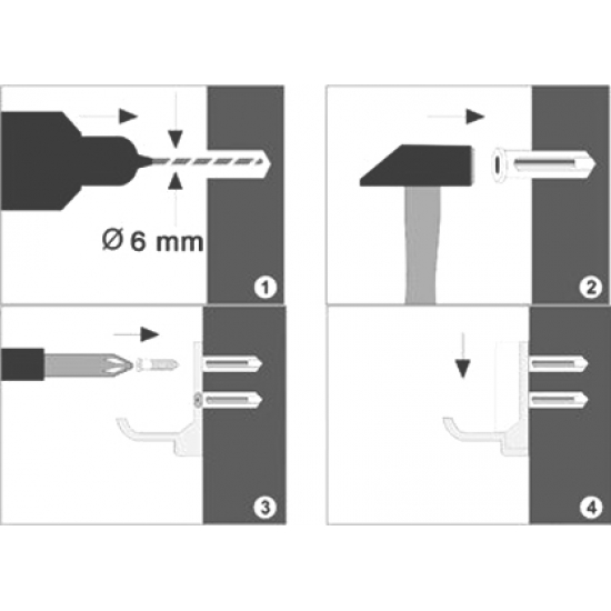 Полотенцедержатель WASSERKRAFT Exter K-5291 для бумажных полотенец
