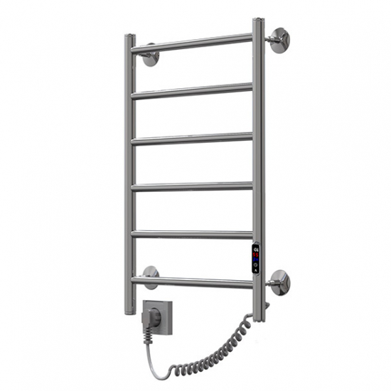 Полотенцесушитель электрический АРГО Классика Гранд 50x80, 190 вт К-ЖК панель, cправа хром