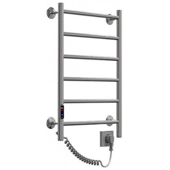 Полотенцесушитель электрический АРГО Классика Гранд 50x80, 190 вт К-ЖК панель, слева хром