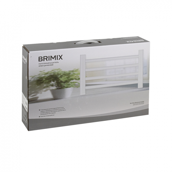 Полотенцесушитель электрический BRIMIX 08120B 300x500x85 лесенка чёрная