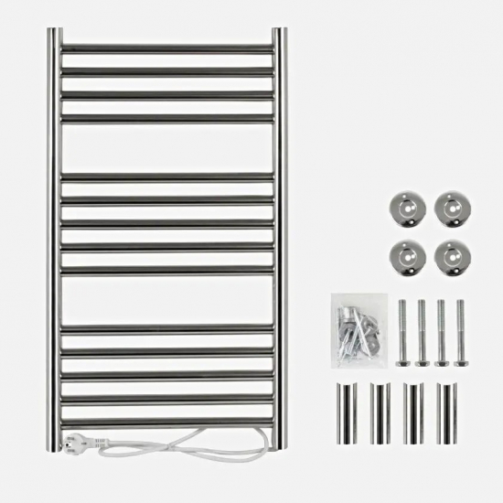 Полотенцесушитель электрический BRIMIX BK109F Эксклюзив прямой 720x400x60 хром