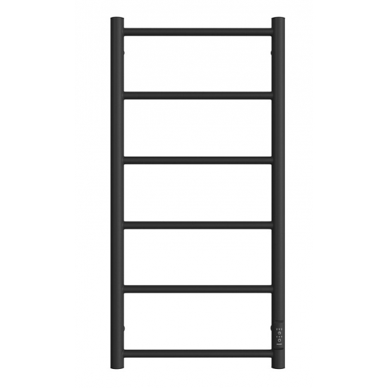 Полотенцесушитель электрический ДВИН J Neo 80x40 чёрный матовый