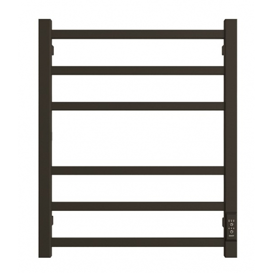 Полотенцесушитель электрический ДВИН L plaza neo 60x50 чёрный матовый