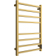 Полотенцесушитель электрический ДВИН L plaza neo 80х50, матовое золото