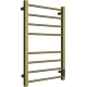 Полотенцесушитель электрический ДВИН S plaza neo 80х50, состаренная бронза