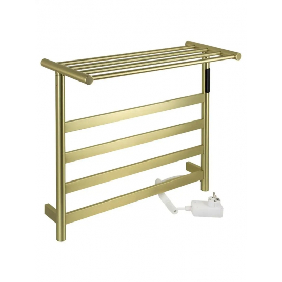 Полотенцесушитель электрический KRAFTTE 44021 510x573x220 матовое золото