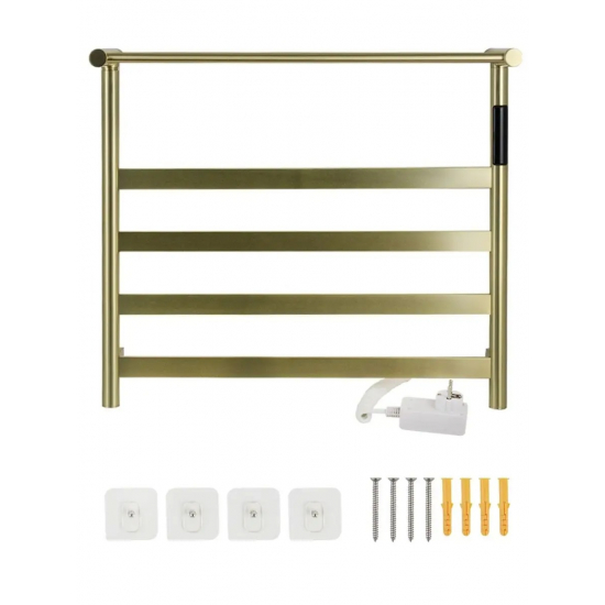 Полотенцесушитель электрический KRAFTTE 44021 510x573x220 матовое золото