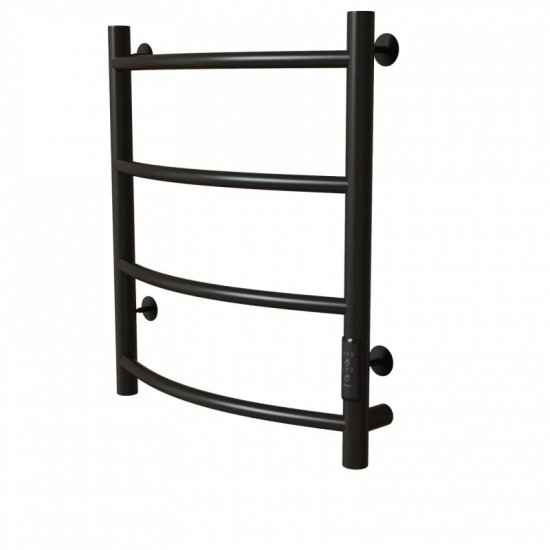 Полотенцесушитель электрический MIXLINE Capella 60x50 201 Вт, чёрный