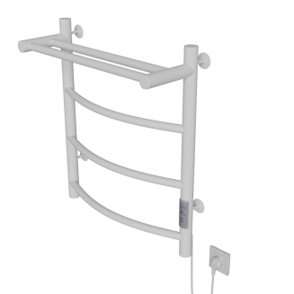 Полотенцесушитель электрический MIXLINE Capella 60x50 251 Вт, полка, белый