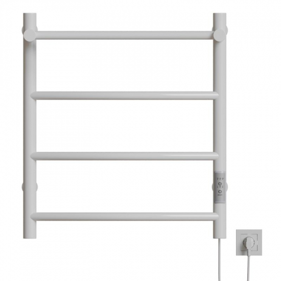 Полотенцесушитель электрический MIXLINE Capella 60x50 251 Вт, полка, белый