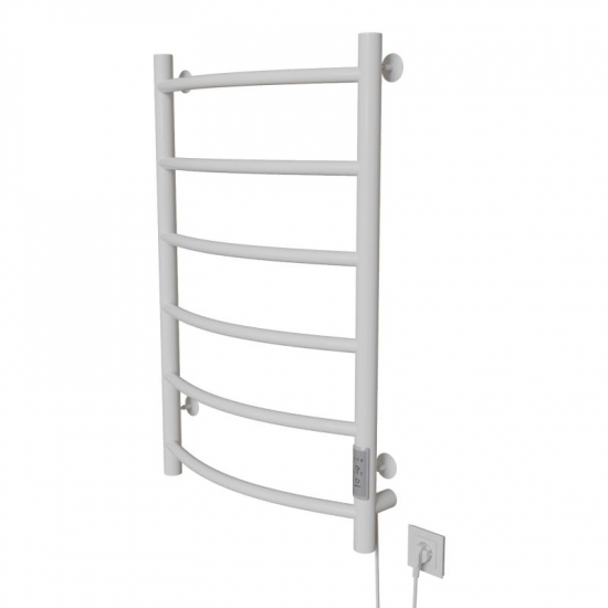 Полотенцесушитель электрический MIXLINE Capella 80x50 253 Вт, белый