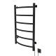 Полотенцесушитель электрический MIXLINE Capella 80x50 253 Вт, чёрный