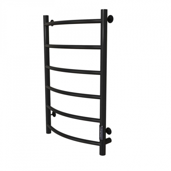 Полотенцесушитель электрический MIXLINE Capella 80x50 253 Вт, чёрный