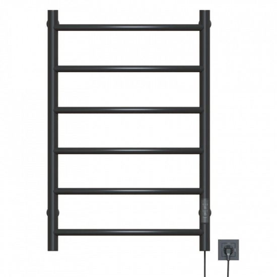 Полотенцесушитель электрический MIXLINE Capella 80x50 253 Вт, графит