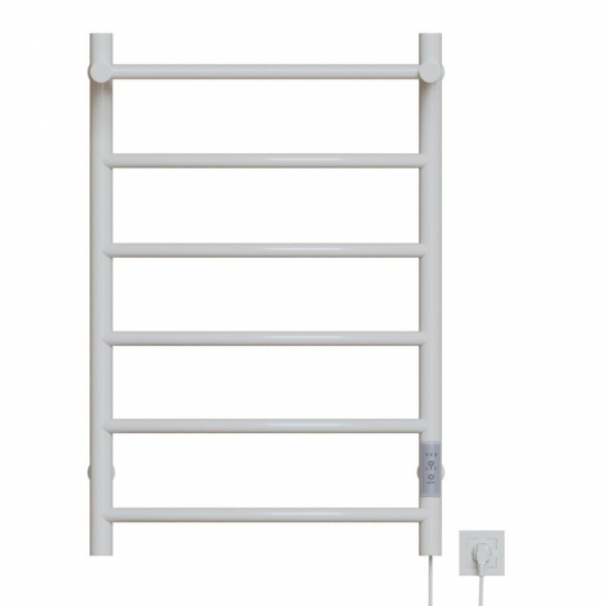 Полотенцесушитель электрический MIXLINE Capella 80x50 336 Вт, полка, белый