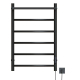 Полотенцесушитель электрический MIXLINE Capella 80x50 336 Вт, полка, чёрный