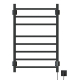 Полотенцесушитель электрический MIXLINE Fortune 80x50 425 Вт, графит