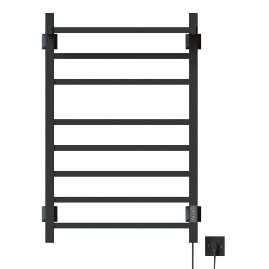 Полотенцесушитель электрический MIXLINE Fortune 80x50 560 Вт, полка, графит