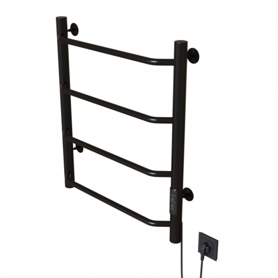 Полотенцесушитель электрический MIXLINE Mira 60x50 201 Вт, чёрный