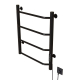 Полотенцесушитель электрический MIXLINE Mira 60x50 201 Вт, чёрный
