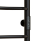 Полотенцесушитель электрический MIXLINE Mira 60x50 201 Вт, чёрный