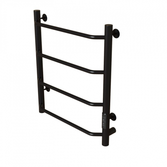Полотенцесушитель электрический MIXLINE Mira 60x50 201 Вт, чёрный