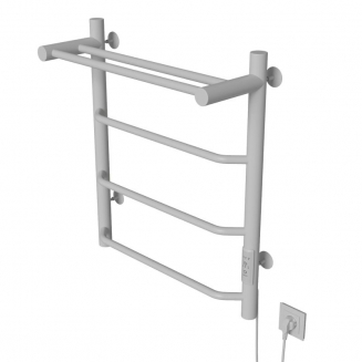 Полотенцесушитель электрический MIXLINE Mira 60x50 251 Вт, полка, белый