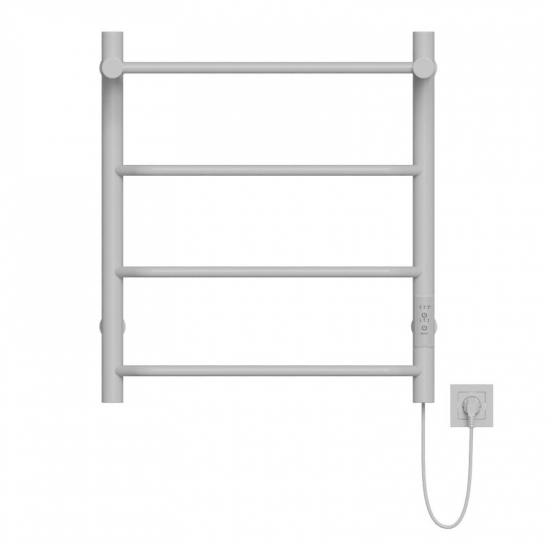 Полотенцесушитель электрический MIXLINE Mira 60x50 251 Вт, полка, белый