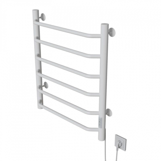 Полотенцесушитель электрический MIXLINE Mira 80x50 253 Вт, белый