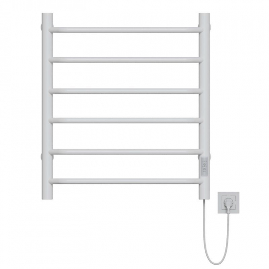 Полотенцесушитель электрический MIXLINE Mira 80x50 253 Вт, белый