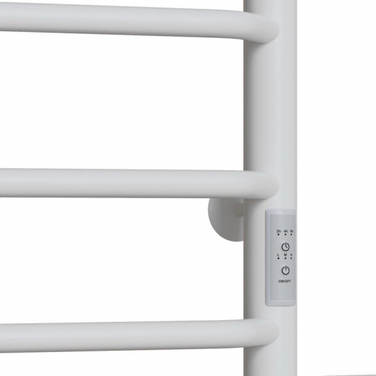 Полотенцесушитель электрический MIXLINE Mira 80x50 253 Вт, белый