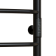 Полотенцесушитель электрический MIXLINE Mira 80x50 253 Вт, чёрный