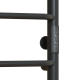 Полотенцесушитель электрический MIXLINE Mira 80x50 336 Вт, полка, графит