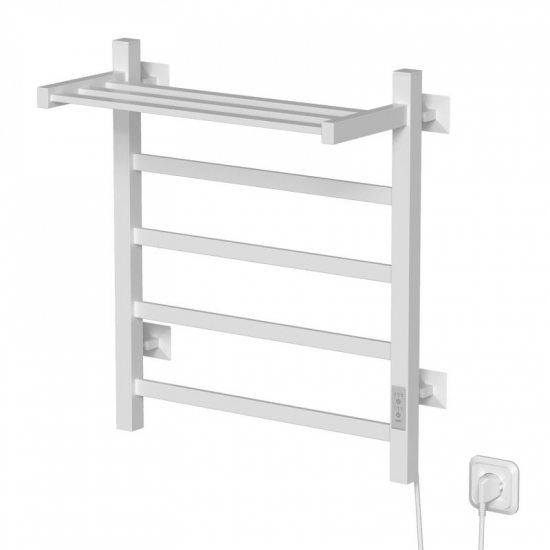 Полотенцесушитель электрический MIXLINE Triumph 60x50 419 Вт, полка, белый