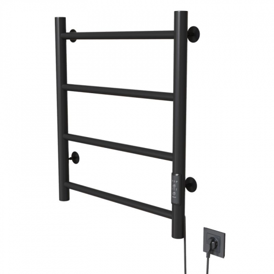 Полотенцесушитель электрический MIXLINE Vega 60x50 201 Вт, чёрный