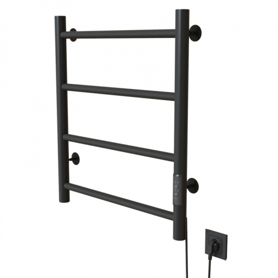 Полотенцесушитель электрический MIXLINE Vega 60x50 201 Вт, графит