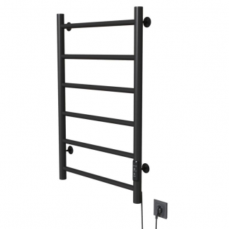 Полотенцесушитель электрический MIXLINE Vega 80x50 289 Вт, чёрный