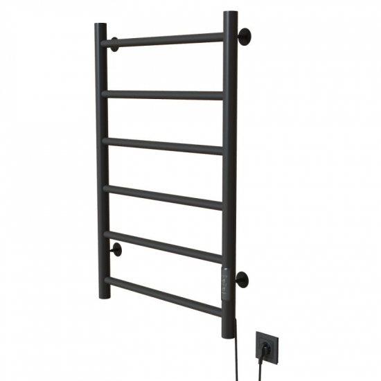 Полотенцесушитель электрический MIXLINE Vega 80x50 289 Вт, графит