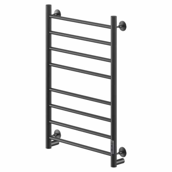 Полотенцесушитель электрический MIXLINE Vega 80x50 318 Вт, чёрный