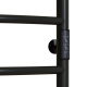 Полотенцесушитель электрический MIXLINE Vega 80x50 318 Вт, полка, чёрный