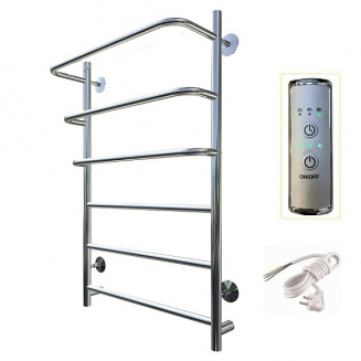 Полотенцесушитель электрический ТРУГОР Пэк 19 80х50 с выключателем, хром