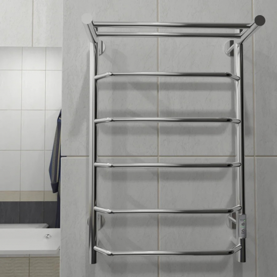 Полотенцесушитель электрический ТРУГОР Пэк 7 П 80х50 с выключателем