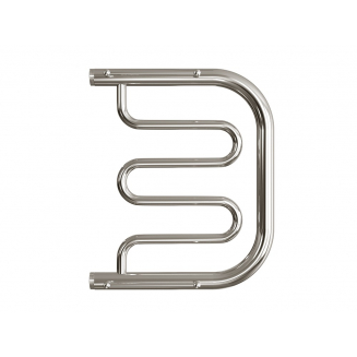 Полотенцесушитель водяной ДВИН D 50x40 с полкой, полированный хром