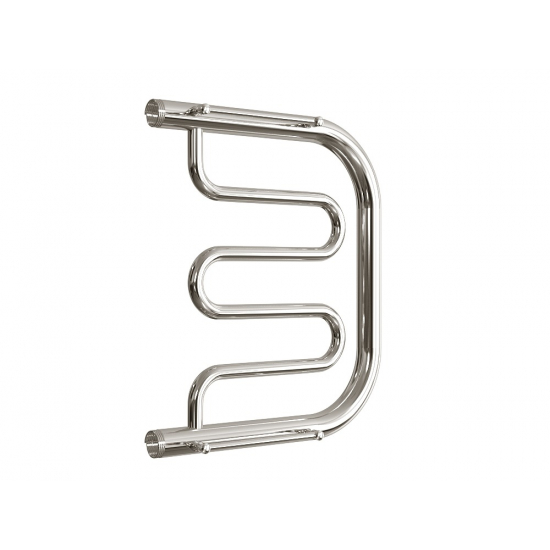 Полотенцесушитель водяной ДВИН D 50x40 с полкой, полированный хром