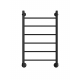 Полотенцесушитель водяной ДВИН J 80x50 К3 чёрный матовый