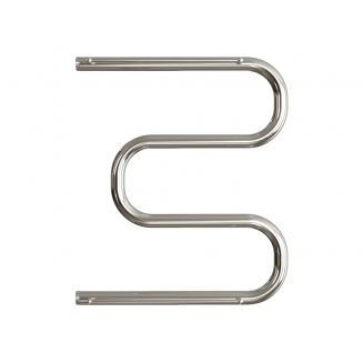 Полотенцесушитель водяной ДВИН M 60x50 1" с полкой, полированный хром  