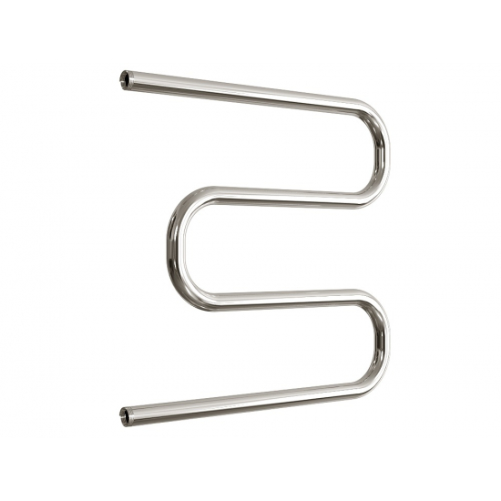 Полотенцесушитель водяной ДВИН M 60x60 1" без полки, полированный хром 