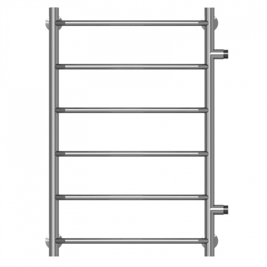 Полотенцесушитель водяной MIXLINE Mira 80х50 1'' трапеция, 6 перекладин, боковое подключение